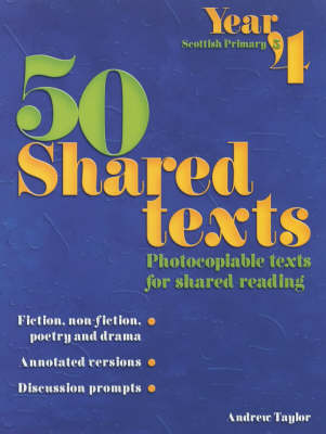 Cover of 50 Shared Texts for Year 4