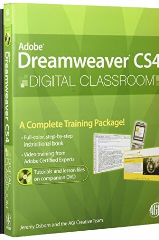Cover of Dreamweaver CS4 Digital Classroom with Site Seeing Set