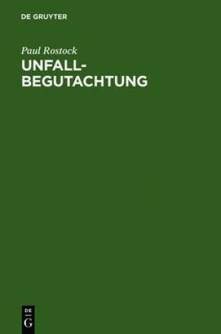 Cover of Unfallbegutachtung