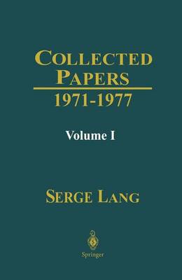 Book cover for Collected Papers I