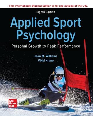Book cover for ISE Applied Sport Psychology: Personal Growth to Peak Performance