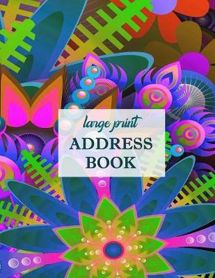 Book cover for Large Print Address Book