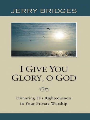 Cover of I Give You Glory, O God