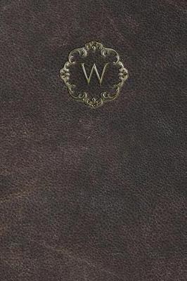 Book cover for Monogram "W" Blank Book