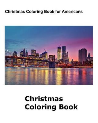 Book cover for Christmas Coloring Book for Americans