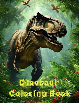 Book cover for Dinosaur Coloring Book For Kids