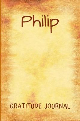 Book cover for Philip Gratitude Journal