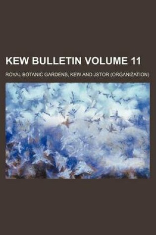 Cover of Kew Bulletin Volume 11