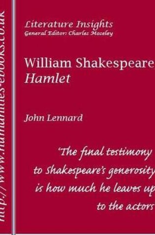 Cover of William Shakespeare "Hamlet"