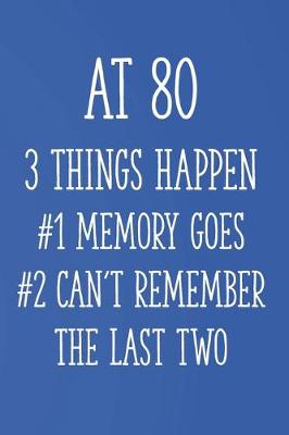 Book cover for At 80 3 Things Happen #1 Memory Goes #2 Can't Remember the Last Two