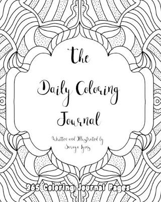 Book cover for The Daily Coloring Journal