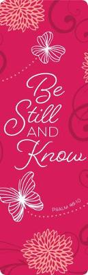 Book cover for Bookmark be Still and Know