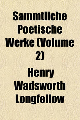 Book cover for Sammtliche Poetische Werke (Volume 2)