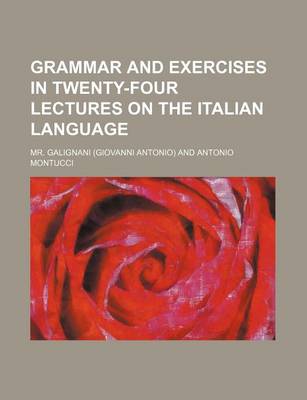 Book cover for Grammar and Exercises in Twenty-Four Lectures on the Italian Language