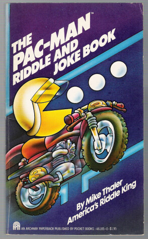 Book cover for The Pac Man Riddle and Joke Book