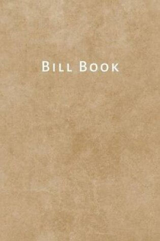 Cover of Bill Book