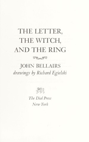 Book cover for Bellairs John : Letter, the Witch, & the Ring (Hbk)