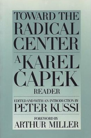 Cover of Toward The Radical Centre