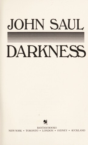 Book cover for Darkness