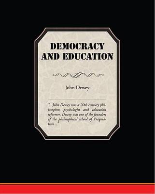 Book cover for Democracy and Education (eBook)