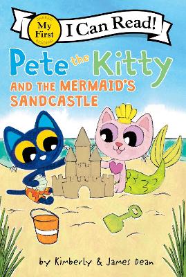 Cover of Pete the Kitty and the Mermaid's Sandcastle