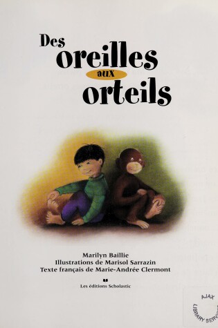 Cover of Des Oreilles Aux Orteils