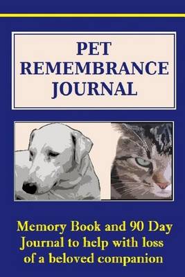 Book cover for Pet Remembrance Journal