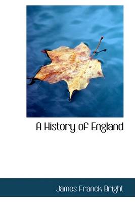 Book cover for A History of England