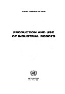 Book cover for Production and Use of Industrial Robots