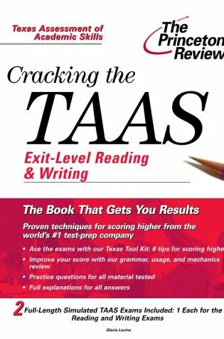 Cover of Cracking the Taas Exit Level Reading and Writing