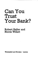 Book cover for Can You Trust Your Bank?