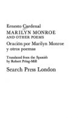 Cover of Marilyn Monroe and Other Poems