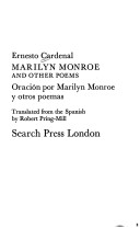 Book cover for Marilyn Monroe and Other Poems