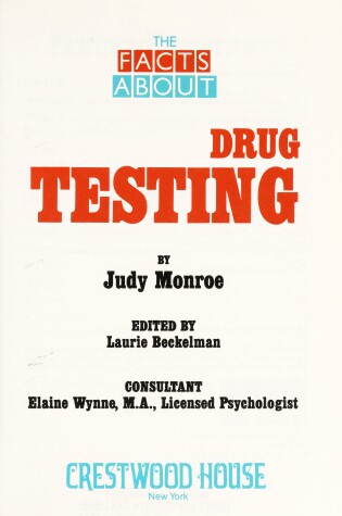 Cover of Drug Testing