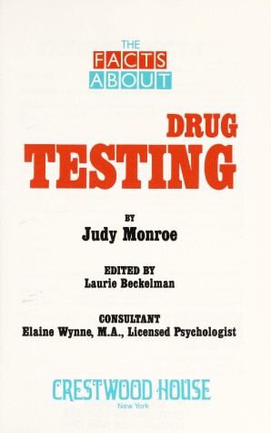 Book cover for Drug Testing