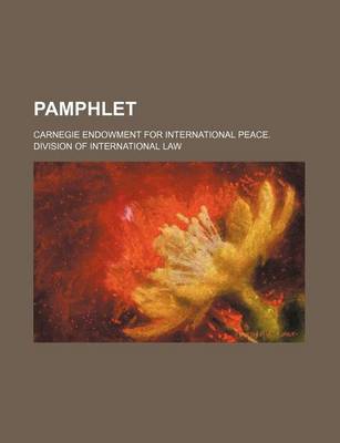 Book cover for Pamphlet (Volume 44)