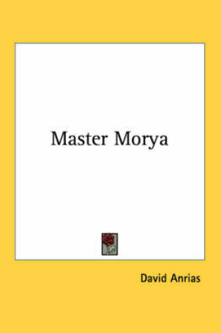 Cover of Master Morya