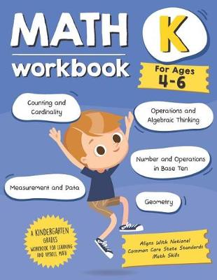 Book cover for Kindergarten Math Workbook (Ages 4-6)