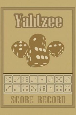 Cover of Yahtzee Score Record