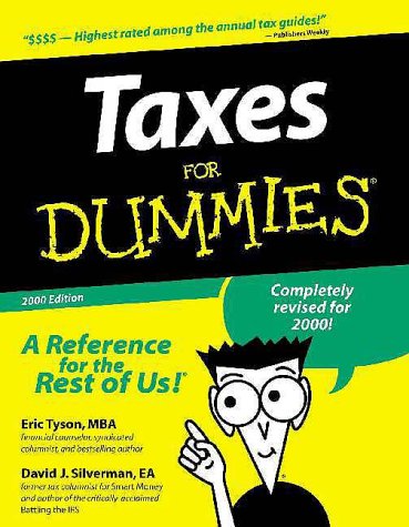 Cover of Taxes for Dummies, 2000 Edition