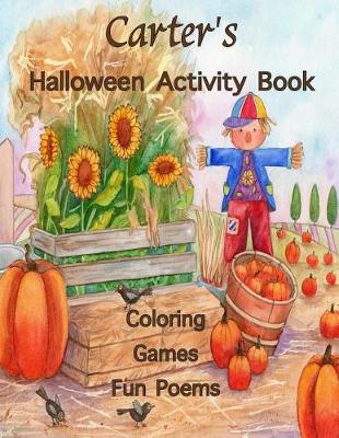 Book cover for Carter's Halloween Activity Book