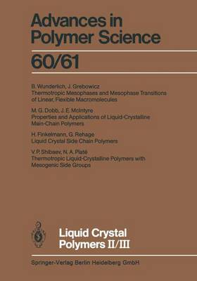 Book cover for Liquid Crystal Polymers II/III