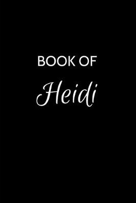 Book cover for Book of Heidi