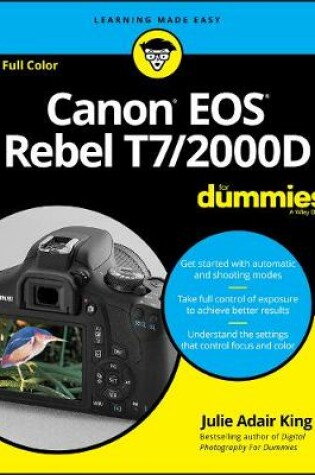 Cover of Canon EOS Rebel T7/2000D For Dummies