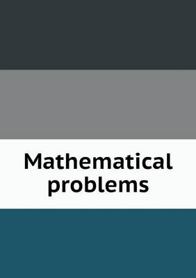 Book cover for Mathematical problems