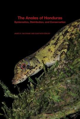 Book cover for The Anoles of Honduras