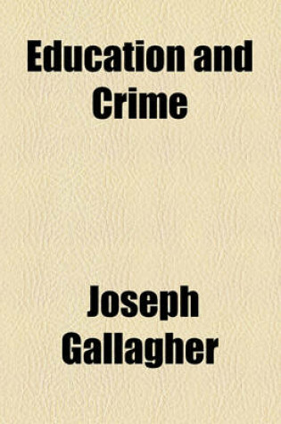 Cover of Education and Crime