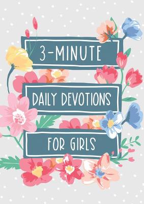 Book cover for 3-Minute Daily Devotions for Girls