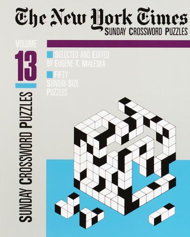 Book cover for New York Times Sunday Crossword Puzzles Volume 13