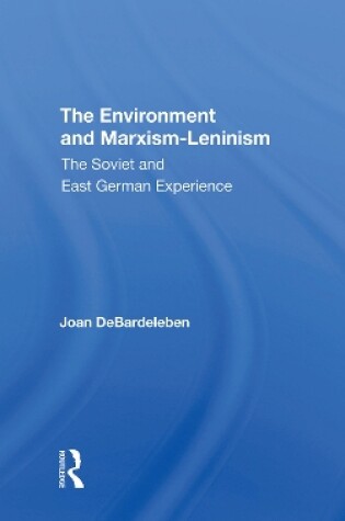 Cover of The Environment And Marxismleninism